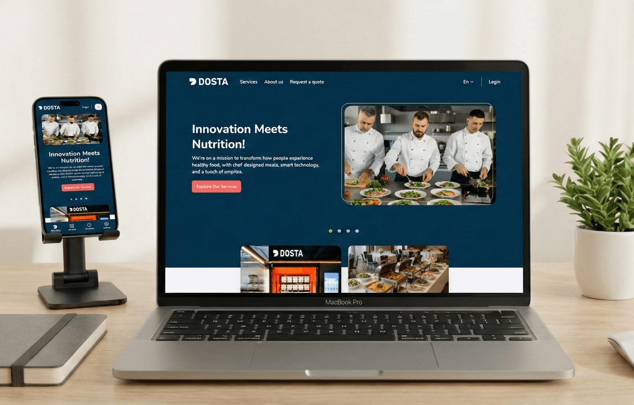 Dosta — project mockup