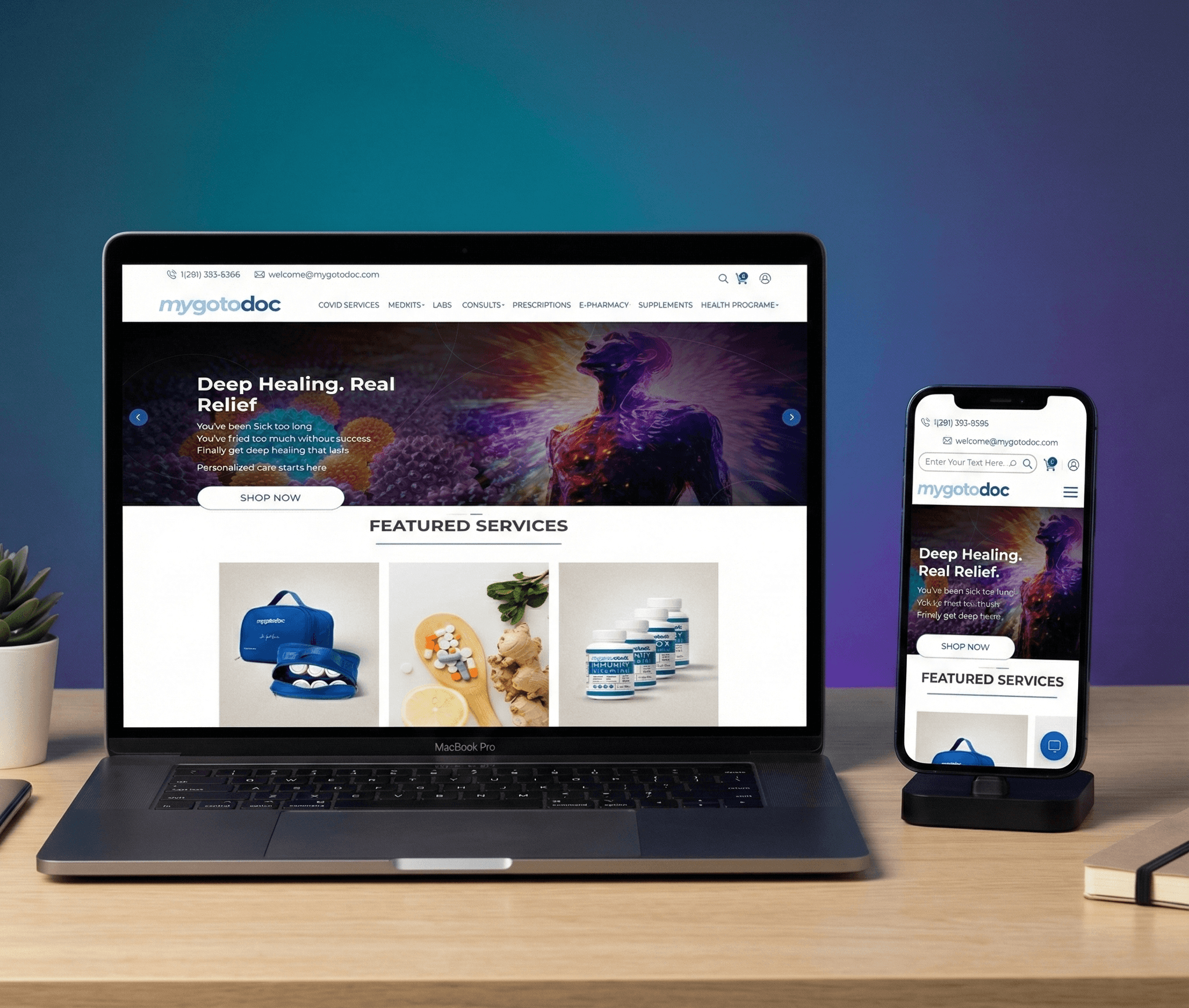 MyGoToDoc — project mockup